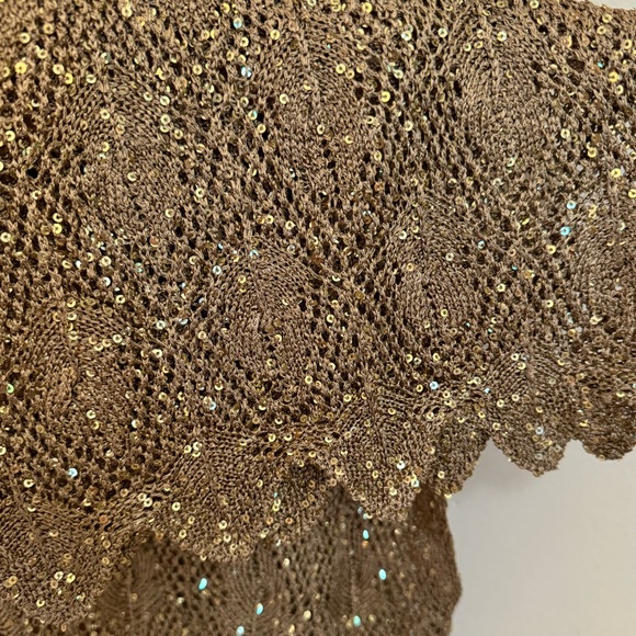 Gold Guess Dress (with sequins) - Picture 5 of 5